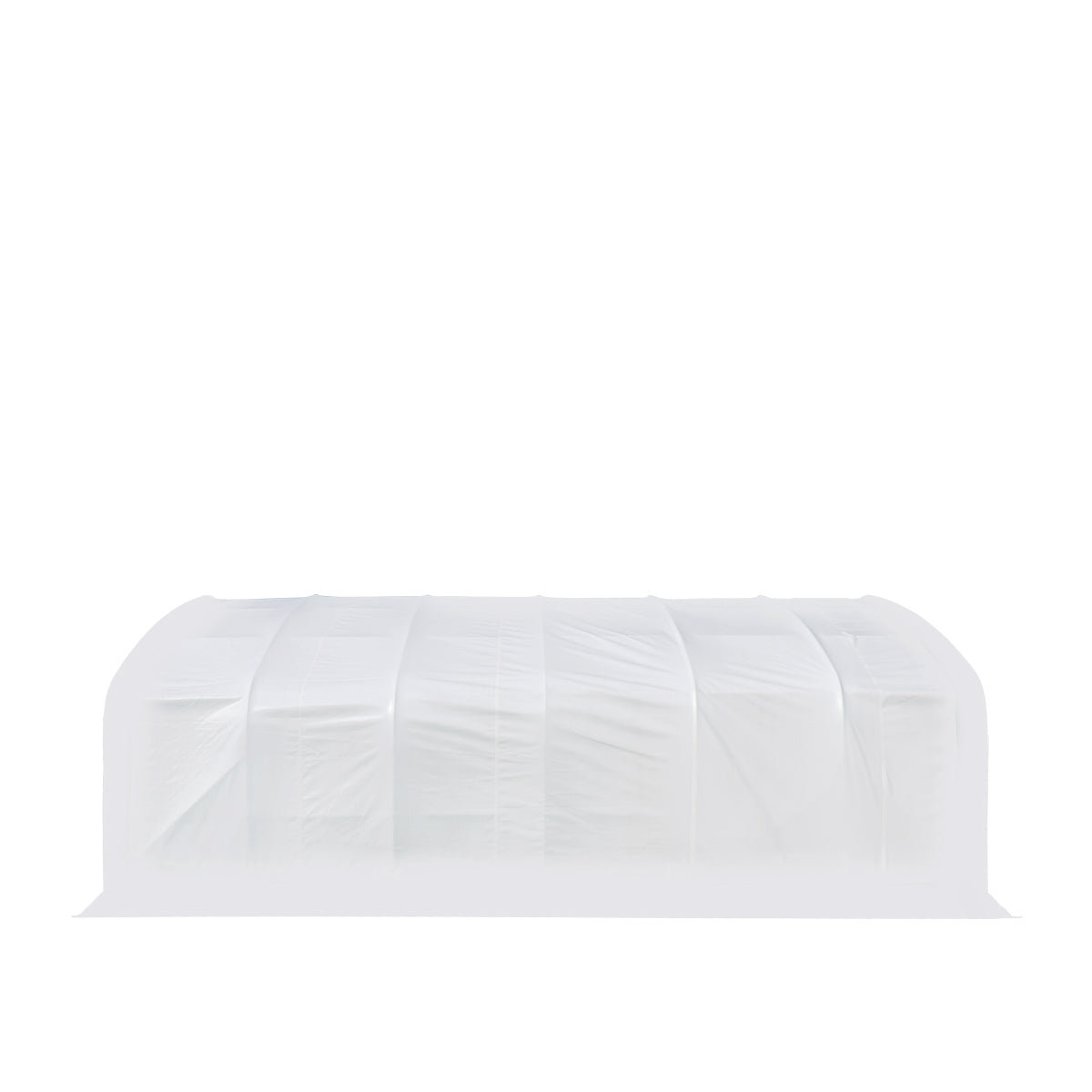 TMG Industrial 20' x 30' Straight Wall Peak Ceiling Storage Shelter with Heavy Duty 17 oz PVC Cover & Drive Through Door, TMG-ST2031V (Previously ST2030V)