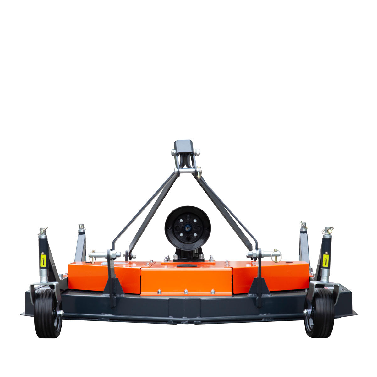 TMG Industrial 60” Tow-Behind 3-Point Hitch Finish Mower, 20-40 HP Compact Tractor, PTO Drive Shaft Included, TMG-TFN60