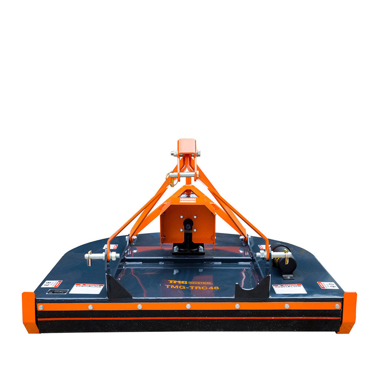 TMG Industrial 48” Rotary Cutter, 3-Point Hitch, 20-60 HP Tractors, 540 RPM, Slip Clutch PTO Shaft Included, TMG-TRC48
