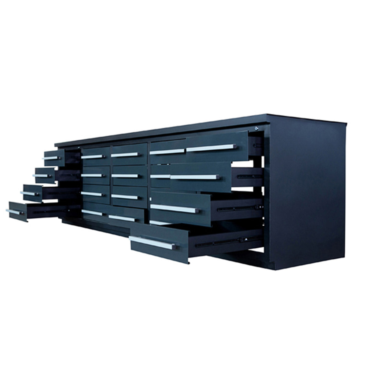 TMG-WB20D 10' 20-Drawer Workbench with Keyed Alike Locks