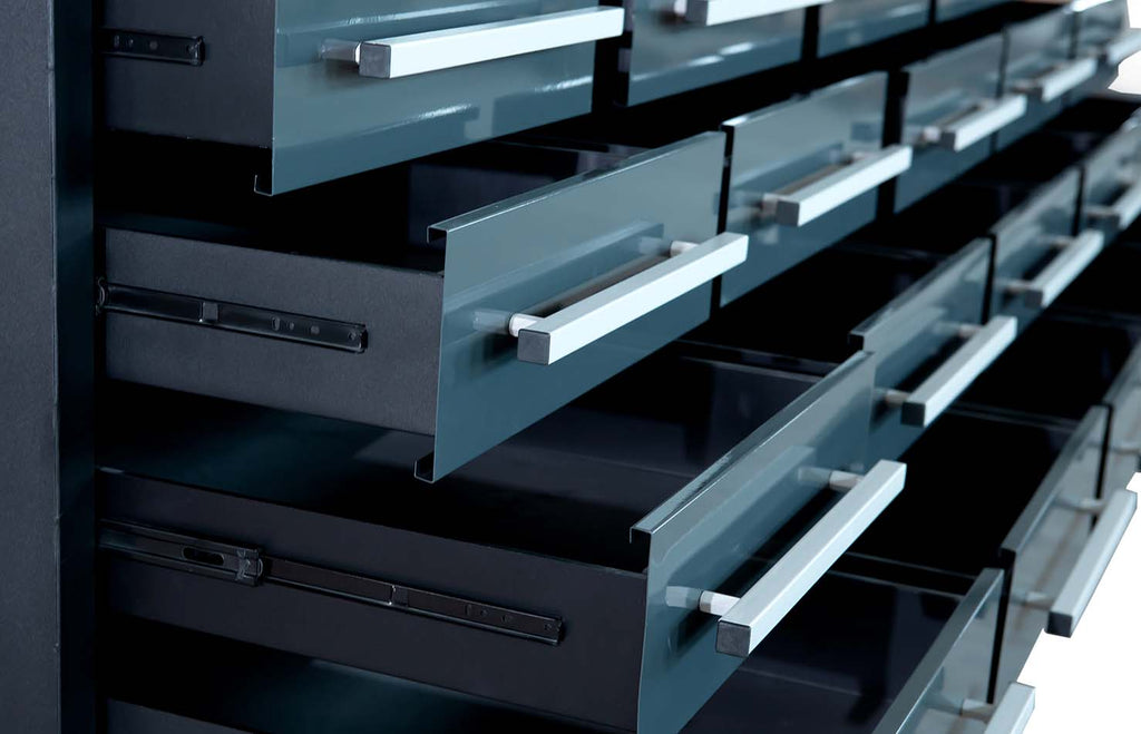 TMG-WB20D 10' 20-Drawer Workbench with Keyed Alike Locks