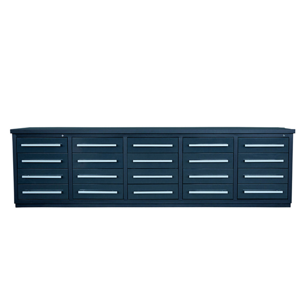 TMG-WB20D 10' 20-Drawer Workbench with Keyed Alike Locks