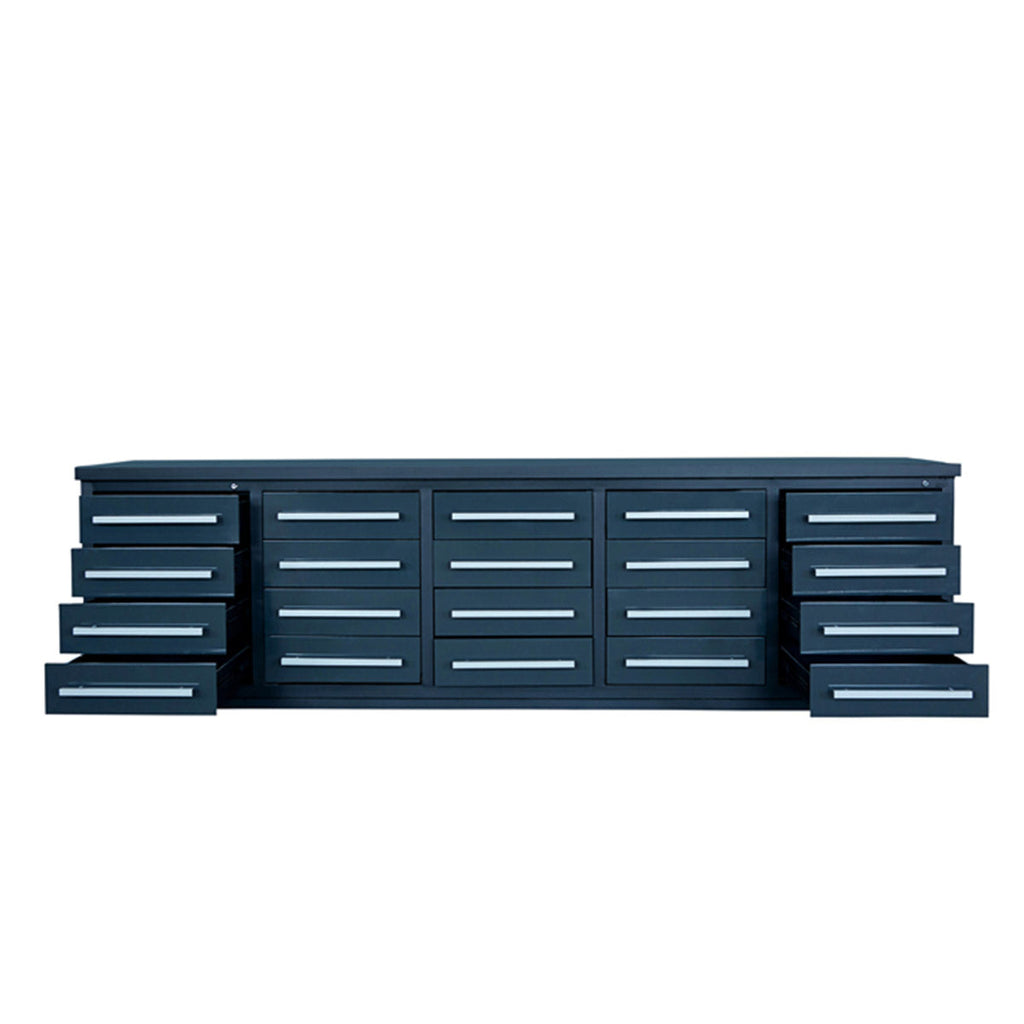 TMG-WB20D 10' 20-Drawer Workbench with Keyed Alike Locks