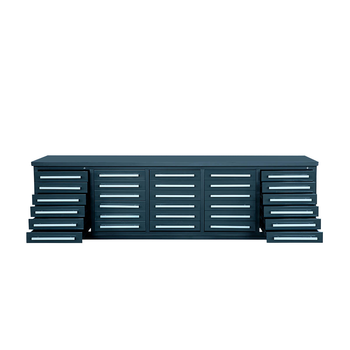TMG-WB30D 10' 30-Drawer Workbench with Keyed Alike Locks