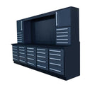 TMG-WBC25D 10' 25-Drawer Workbench Cabinet Combo with 68" Pegboard