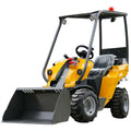 HUAYEE WHY500 Mini Wheel Loader | Compact Articulated Wheel Loader - Hydrostatic Drive - Small Front End Loader for Landscaping & Farming