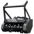 HUAYEE HYS18 | 40" Mini Skid Steer Drum Forestry Mulcher Attachment for HY480C/HY480D