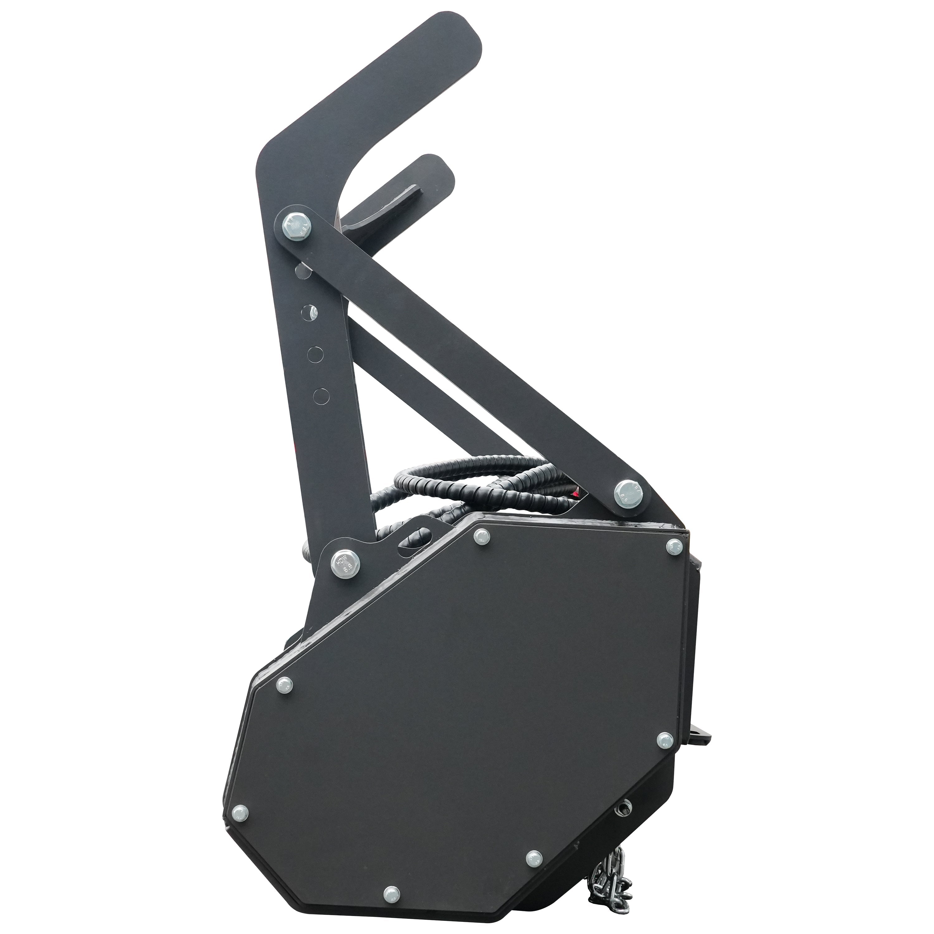 HUAYEE HYS18 | 40" Mini Skid Steer Drum Forestry Mulcher Attachment for HY480C/HY480D