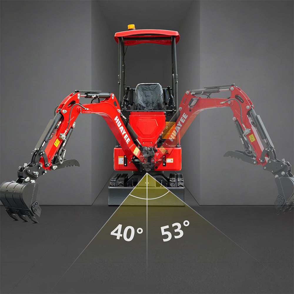 HUAYEE HY14G | Mini Excavator with Kubota Engine & Advanced Hydraulics