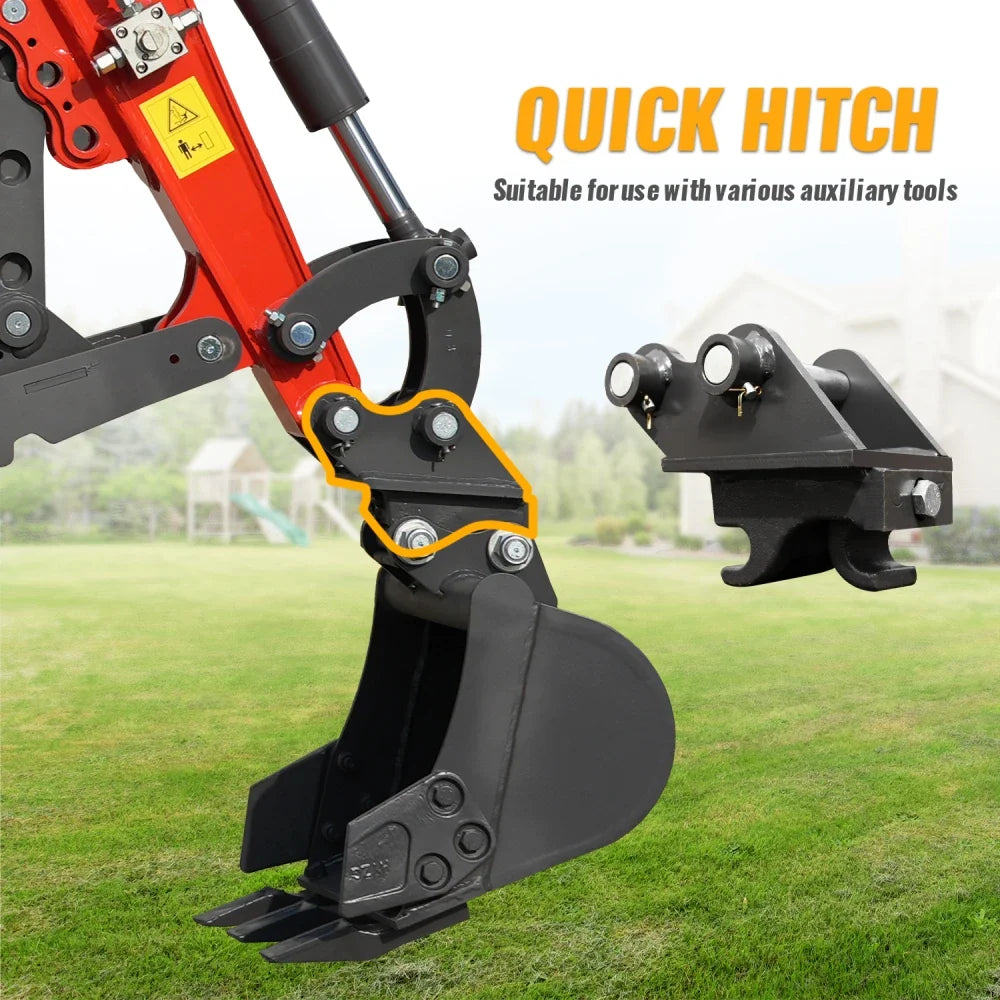 Mechanical Quick Change / Coupler for 1-1.8 Ton Mini Excavators | HUAYEE HYE00