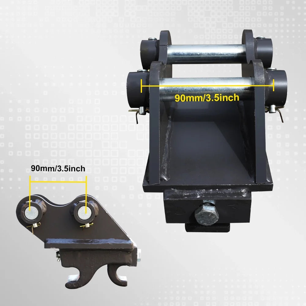 Mechanical Quick Change / Coupler for 1-1.8 Ton Mini Excavators | HUAYEE HYE00