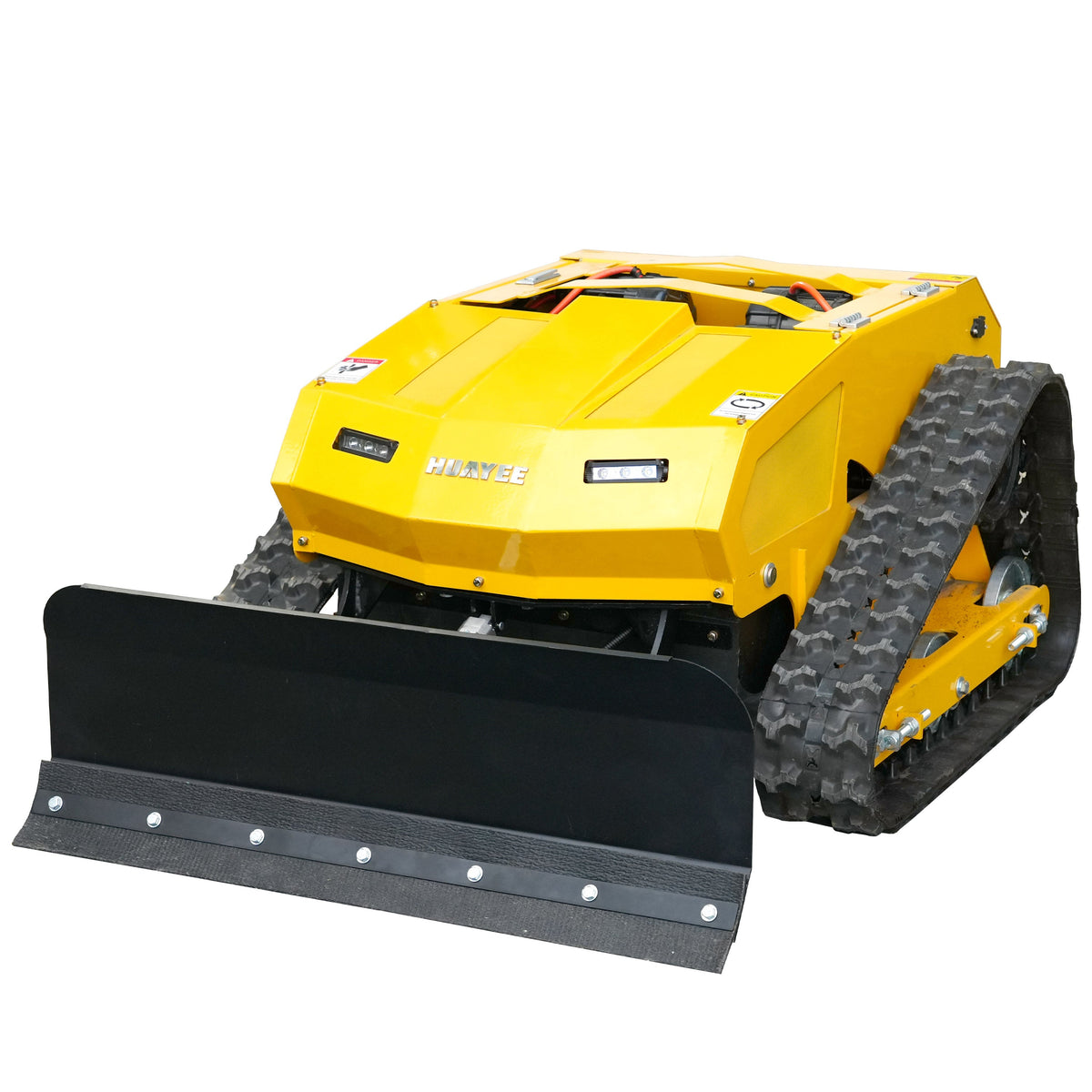 HUAYEE MHY55 Remote Control Tracked Lawn Mower & MHY55-1 Dozer Blade Set | Crawler