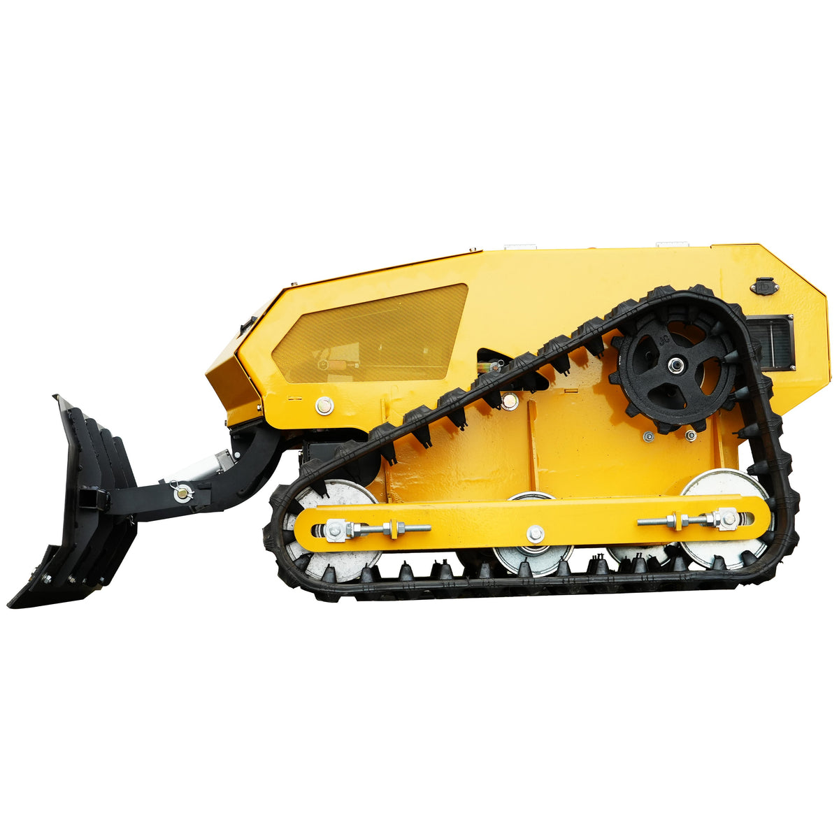 HUAYEE MHY55 Remote Control Tracked Lawn Mower & MHY55-1 Dozer Blade Set | Crawler