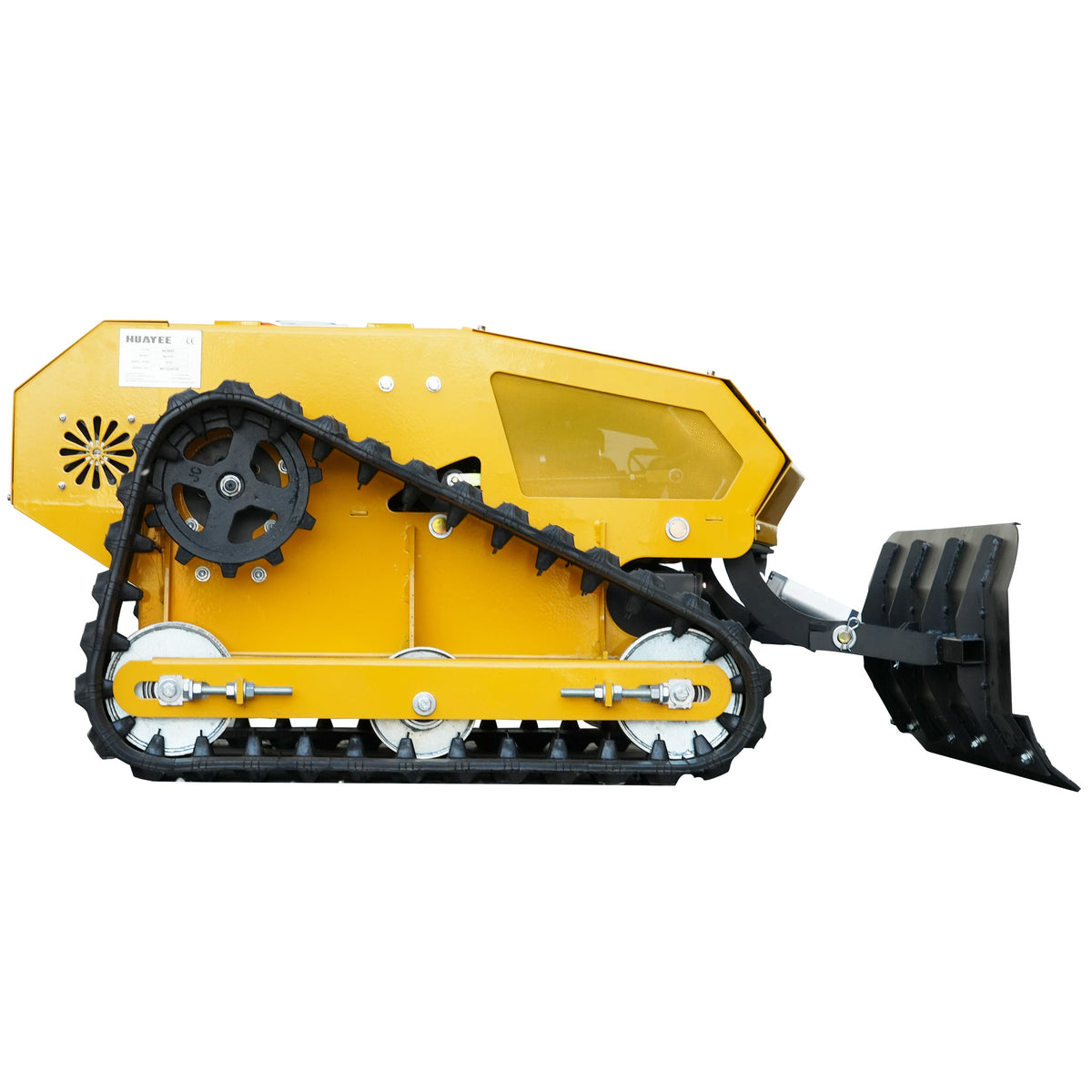 HUAYEE MHY55 Remote Control Tracked Lawn Mower & MHY55-1 Dozer Blade Set | Crawler
