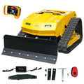 HUAYEE MHY55 Remote Control Tracked Lawn Mower & MHY55-1 Dozer Blade Set | Crawler