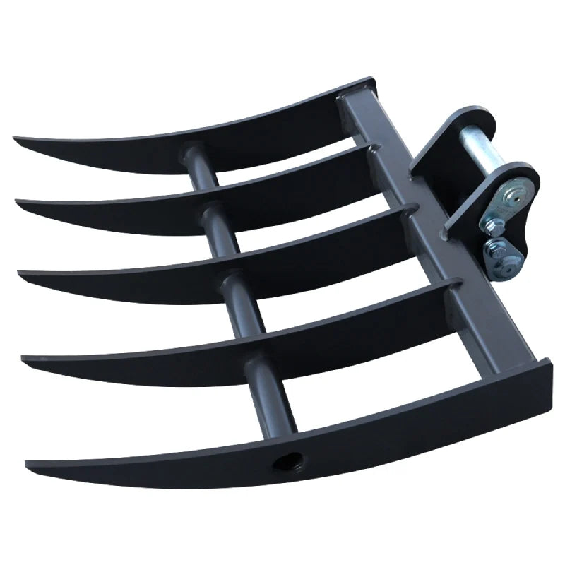 Rake for 1-1.8 Ton Mini Excavators | HUAYEE HYE01-3
