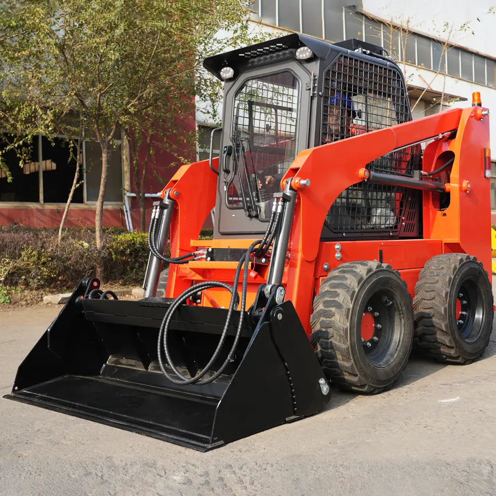 4-in-1 Bucket Attachment Suits HY1025C/HY1050C/HY1065C Mini Skid Steer Loaders | HUAYEE HYL04