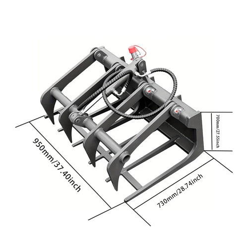 Log Grab Attachment for Mini Skid Steer Loaders | HUAYEE HYS04