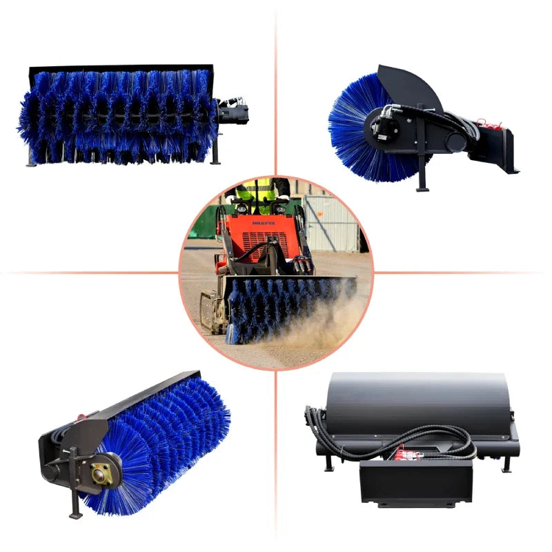 Snowplow Attachment for Mini Skid Steer Loaders | HUAYEE HYS08