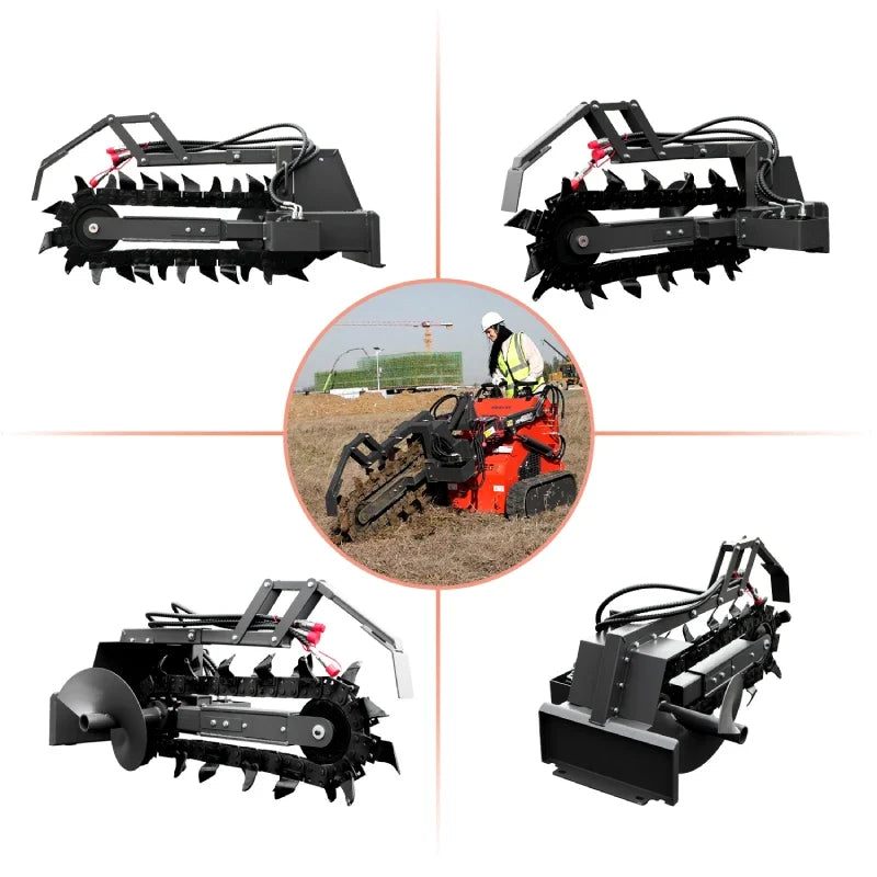 Trench Opener Attachment for Mini Skid Steer Loaders | HUAYEE HYS05