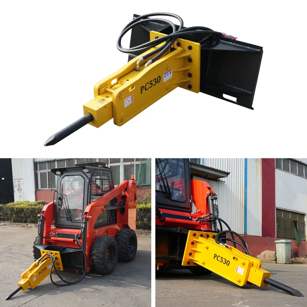 Breaker Attachment for HY1025C/HY1050C/HY1065C Mini Skid Steer Loaders | HUAYEE ‎HYL03