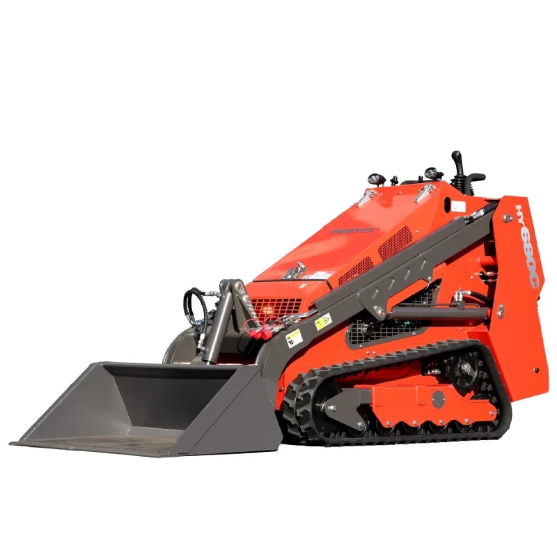 HUAYEE HY680C | HUAYEE Multi-Functional Stand-on Mini Skid Steer Loader with 25 hp Kubota Engine