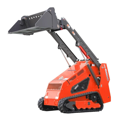 HUAYEE HY680C | HUAYEE Multi-Functional Stand-on Mini Skid Steer Loader with 25 hp Kubota Engine