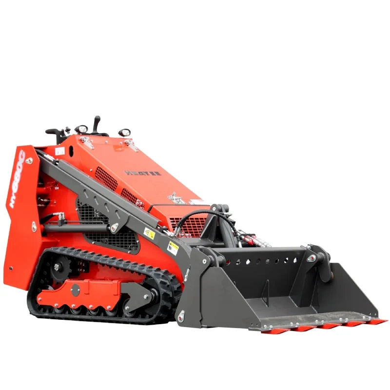 HUAYEE HY680C | HUAYEE Multi-Functional Stand-on Mini Skid Steer Loader with 25 hp Kubota Engine
