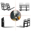 Pallet Fork Attachment for WHY500 & WHY1000 Wheel Loaders | HUAYEE WHY-1