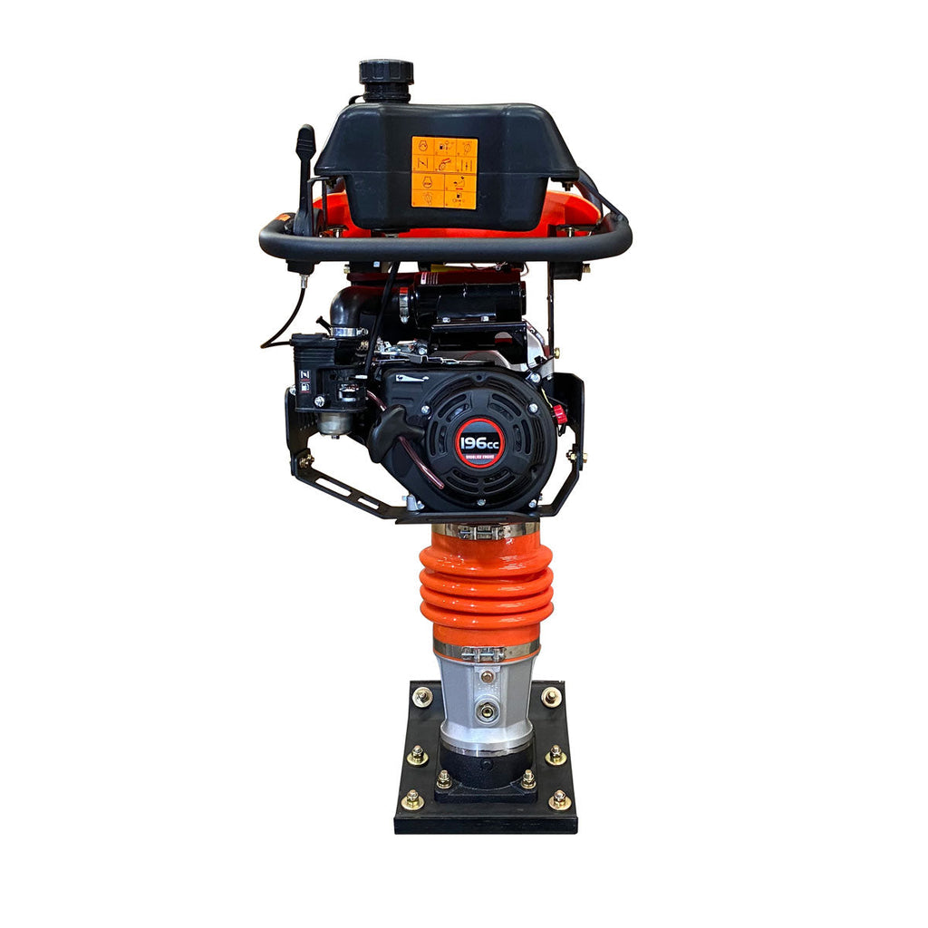 TMG Industrial 2250-lb Jumping Jack Tamping Rammer Compactor, 26” Compaction Depth, Asphalt, Cohesive & Granular Soils, TMG-RM80